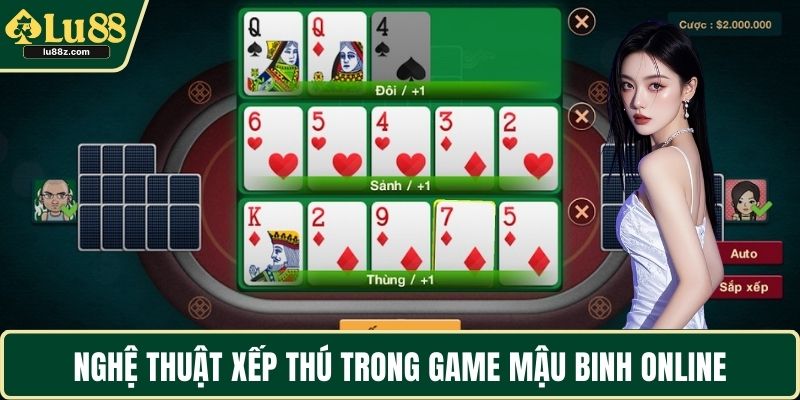 Nghệ thuật xếp thú trong game mậu binh online