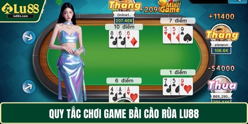 Quy tắc chơi game bài cào rùa LU88