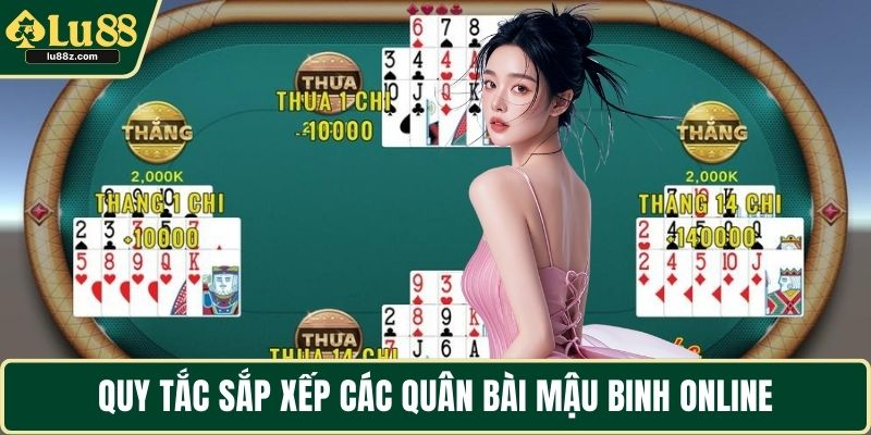 Quy tắc sắp xếp các quân bài mậu binh online
